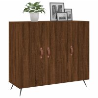 vidaXL Sideboard Braun Eichen-Optik 90x34x80 cm Holzwerkstoff