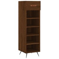 vidaXL Schuhschrank Braun Eichen-Optik 30x35x105 cm...