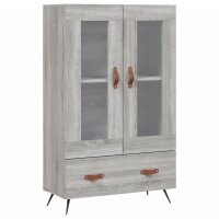 vidaXL Highboard Grau Sonoma 69,5x31x115 cm Holzwerkstoff