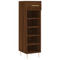 vidaXL Schuhschrank Braun Eichen-Optik 30x35x105 cm...