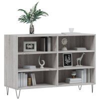 vidaXL Sideboard Grau Sonoma 103,5x35x70 cm Holzwerkstoff