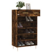 vidaXL Schuhschrank R&auml;uchereiche 60x35x105 cm Holzwerkstoff