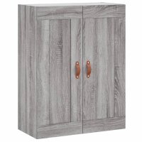 vidaXL Wandschrank Grau Sonoma 69,5x34x90 cm Holzwerkstoff