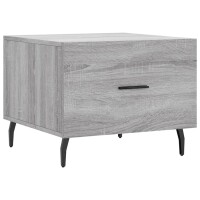 vidaXL Couchtisch Grau Sonoma 50x50x40 cm Holzwerkstoff