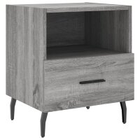 vidaXL Nachttisch Grau Sonoma 40x35x47,5 cm Holzwerkstoff