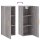 vidaXL Wandschrank Grau Sonoma 34,5x34x90 cm