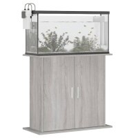 vidaXL Aquariumst&auml;nder Grau Sonoma 81x36x73 cm Holzwerkstoff