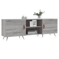 vidaXL TV-Schrank Grau Sonoma 150x30x50 cm Holzwerkstoff