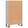 vidaXL Highboard Betongrau 69,5x31x115 cm Holzwerkstoff