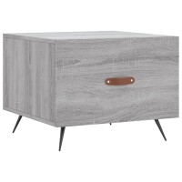 vidaXL Couchtisch Grau Sonoma 50x50x40 cm Holzwerkstoff