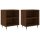 vidaXL Nachttische 2 Stk. Braun Eichen-Optik 40x30x50 cm Holzwerkstoff