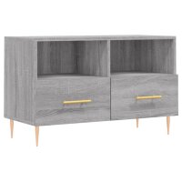 vidaXL TV-Schrank Grau Sonoma 80x36x50 cm Holzwerkstoff