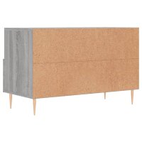 vidaXL TV-Schrank Grau Sonoma 80x36x50 cm Holzwerkstoff