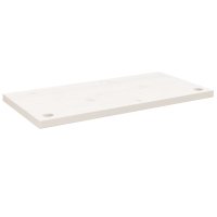 vidaXL Schreibtischplatte Weiß 80x40x2,5 cm...