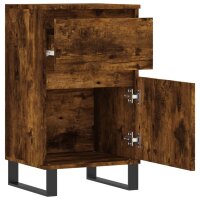 vidaXL Sideboards 2 Stk. R&auml;uchereiche 40x35x70 cm Holzwerkstoff