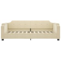 vidaXL Tagesbett Creme 80x200 cm Stoff