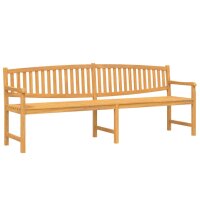 vidaXL Gartenbank 228x59,5x90 cm Massivholz Teak