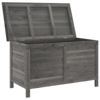 vidaXL Gartentruhe Anthrazit 99x49,5x58,5 cm Massivholz Tanne