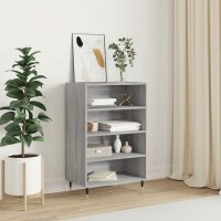 vidaXL Highboard Grau Sonoma 57x35x90 cm Holzwerkstoff