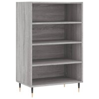 vidaXL Highboard Grau Sonoma 57x35x90 cm Holzwerkstoff