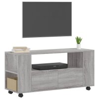 vidaXL TV-Schrank Grau Sonoma 102x34,5x43 cm Holzwerkstoff