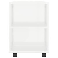 vidaXL TV-Schrank Hochglanz-Wei&szlig; 102x34,5x43 cm Holzwerkstoff