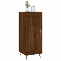 vidaXL Sideboard Braun Eichen-Optik 34,5x34x90 cm Holzwerkstoff