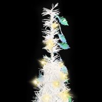 vidaXL Pop-Up-Weihnachtsbaum K&uuml;nstlich 100 LEDs Wei&szlig; 150 cm