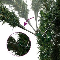 vidaXL K&uuml;nstlicher Weihnachtsbaum Klappbar mit Zapfen &amp; Beeren 240 cm