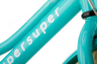 Supersuper Cooper 16 Zoll 31 cm M&auml;dchen R&uuml;cktrittbremse T&uuml;rkis