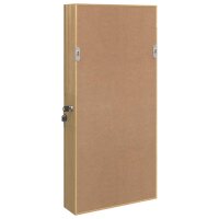 vidaXL Spiegel-Schmuckschrank mit LED-Beleuchtung Wandmontage