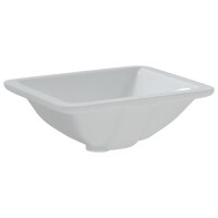 vidaXL Waschbecken Wei&szlig; 36,5x32x15,5 cm Rechteckig Keramik