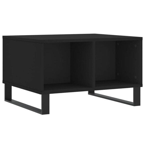 vidaXL Couchtisch Schwarz 60x50x36,5 cm Holzwerkstoff