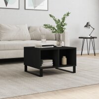 vidaXL Couchtisch Schwarz 60x50x36,5 cm Holzwerkstoff