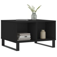 vidaXL Couchtisch Schwarz 60x50x36,5 cm Holzwerkstoff