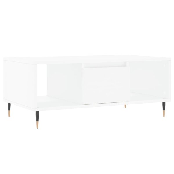 vidaXL Couchtisch Wei&szlig; 90x50x36,5 cm Holzwerkstoff