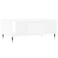 vidaXL Couchtisch Wei&szlig; 90x50x36,5 cm Holzwerkstoff