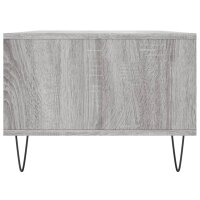 vidaXL Couchtisch Grau Sonoma 90x50x36,5 cm Holzwerkstoff