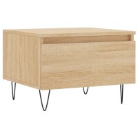 vidaXL Couchtisch Sonoma-Eiche 50x46x35 cm Holzwerkstoff