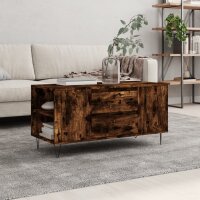 vidaXL Couchtisch Räuchereiche 102x44,5x50 cm...