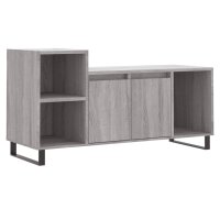 vidaXL TV-Schrank Grau Sonoma 100x35x55 cm Holzwerkstoff