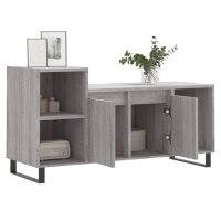 vidaXL TV-Schrank Grau Sonoma 100x35x55 cm Holzwerkstoff