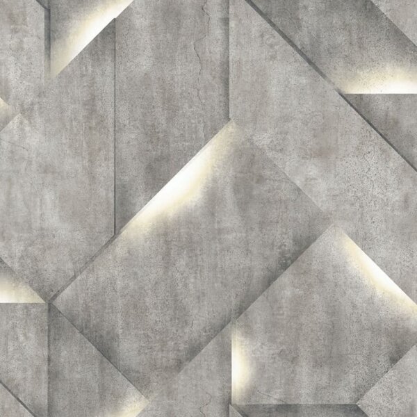 DUTCH WALLCOVERINGS Tapete Onyx Dunkelgrau