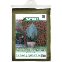 Nature Wintervlies-Frostschutzhauben 2 Stk. 50 g/m&sup2; 150x75 cm Gr&uuml;n