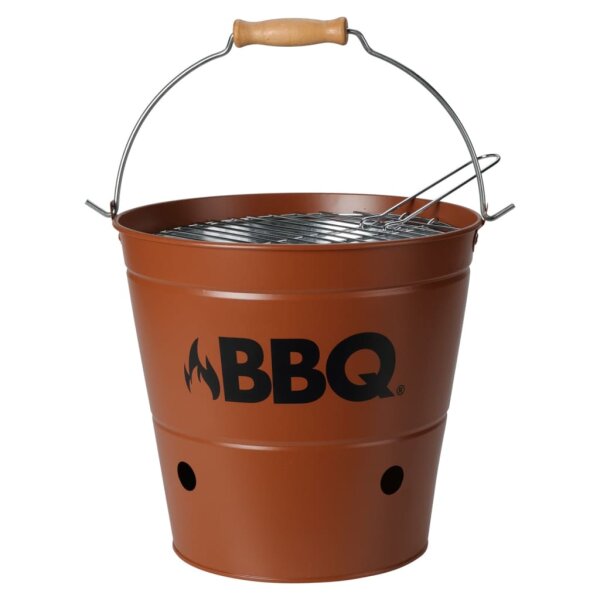 ProGarden Grilleimer BBQ 26 cm Dunkelorange