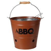 ProGarden Grilleimer BBQ 26 cm Dunkelorange