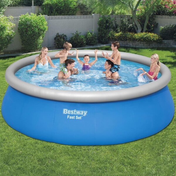 Bestway Fast Set Pool-Set Aufblasbar Rund 457x122 cm