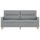 vidaXL 2-Sitzer-Sofa Hellgrau 140 cm Stoff