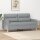 vidaXL 2-Sitzer-Sofa Hellgrau 140 cm Stoff