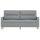 vidaXL 2-Sitzer-Sofa Hellgrau 140 cm Stoff